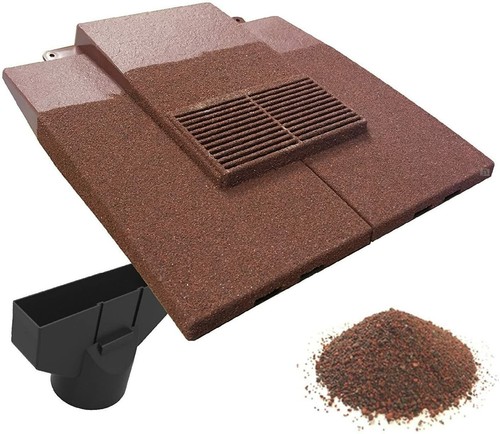 Plain tile old red - tile,