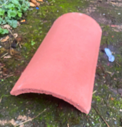 Clay half round interlocking - clay,