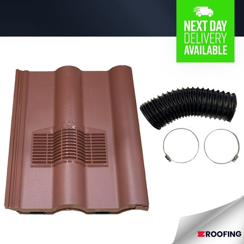 Double roman vent - vent, red