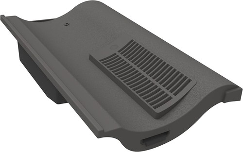 Grey single pantile roof tile - grey,