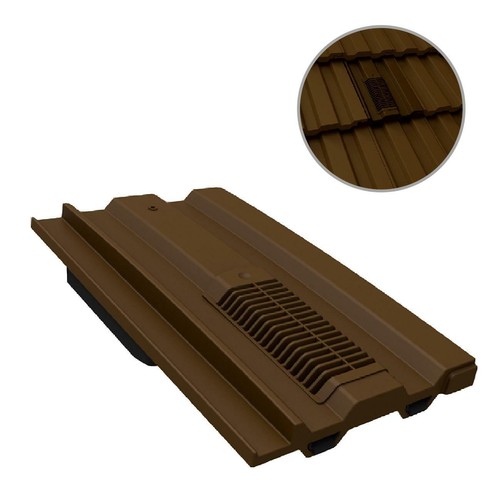 Dark brown mini - mini, castellated